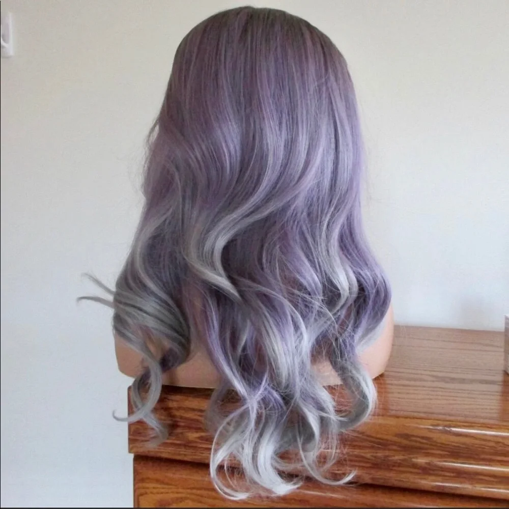 🆕 Ombré Synthetic Wig 💜🖤 - Picture 2 of 10